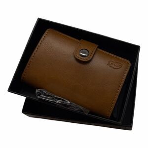 New TMSP Premium Series Luxury Leather Pop Up Wallet RFID Blocking Card Holder